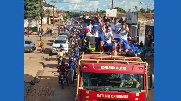 Vídeo: Águia é recebido com carreata pelas ruas de Marabá