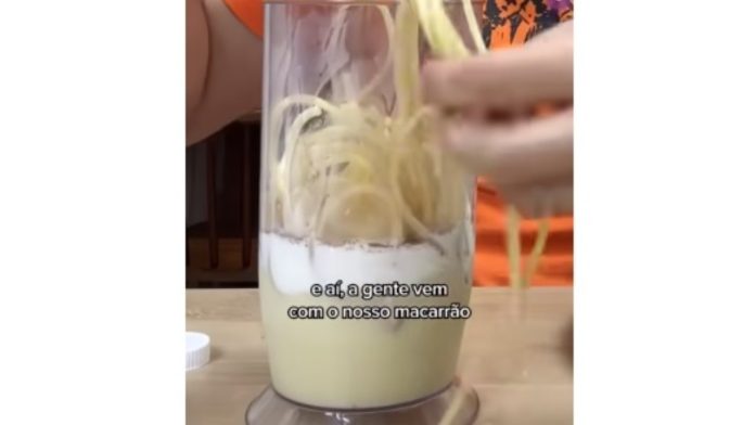 Tomaria? Aprenda a fazer o milkshake de macarrão do Tik Tok