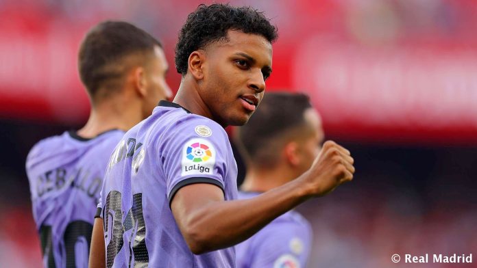 Rodrygo marca dois em virada do Real Madrid sobre o Sevilla
