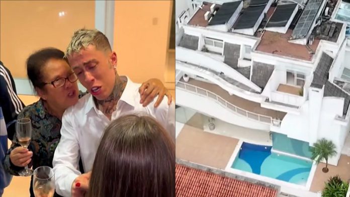 MC Daniel compra mansão de R$ 8 milhões e chora