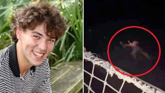 Vídeo: jovem pula em mar cheio de tubarões e desaparece