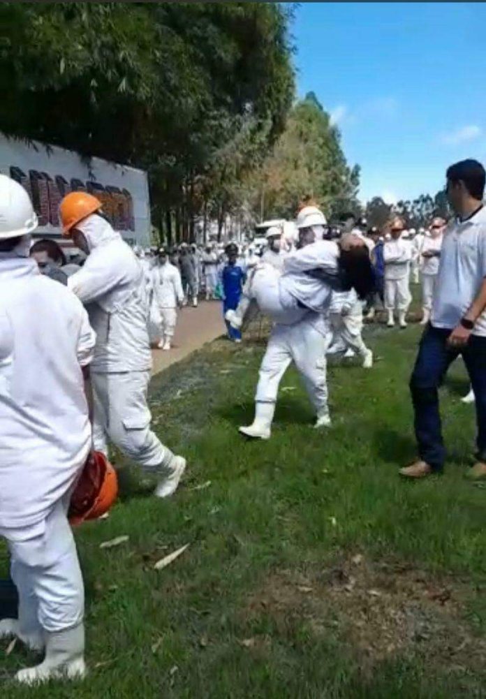 URGENTE: Vazamento em frigorífico leva trabalhadores ao hospital, em Marabá