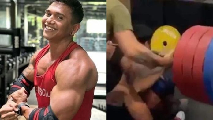 Influencer morre durante agachamento com barra de 210kg