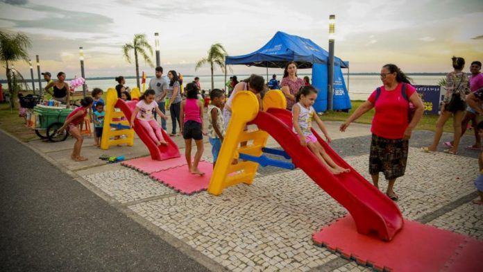 Portal e Cotijuba têm ação gratuita do Brinca Belém