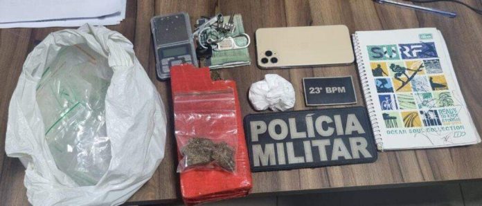 Motoqueiro é preso por tráfico em Parauapebas