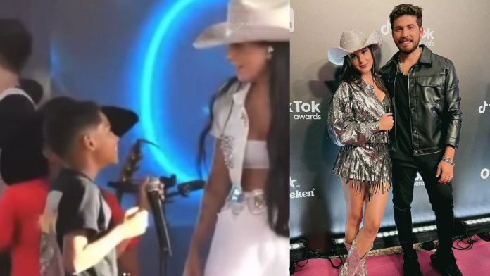 Menino dá cantada em Ana Castela e Gustavo Mioto reage