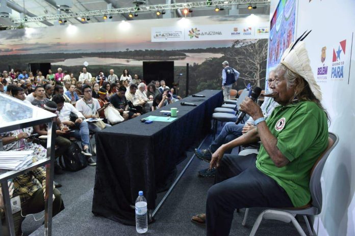 Diálogos Amazônicos: Cacique Raoni defende proteção dos povos indígenas isolados, em Belém