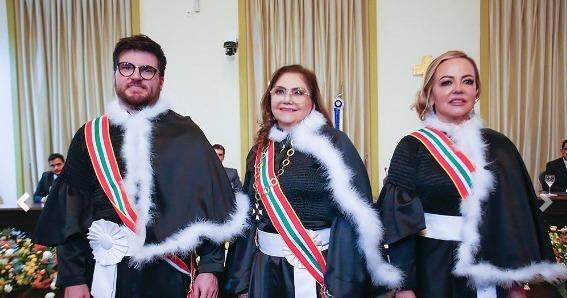 Luana Santalices e Alex Pinheiro Centeno são empossados desembargadores do Pará